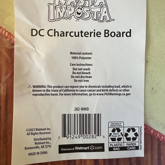 Charcuterie Board Unisex Costume - Brand New! - Picture 3 of 5